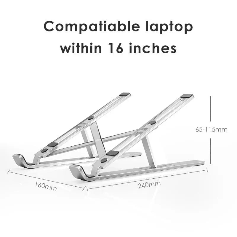 X Style Adjustable Aluminum Laptop Riser Home Essentials-8