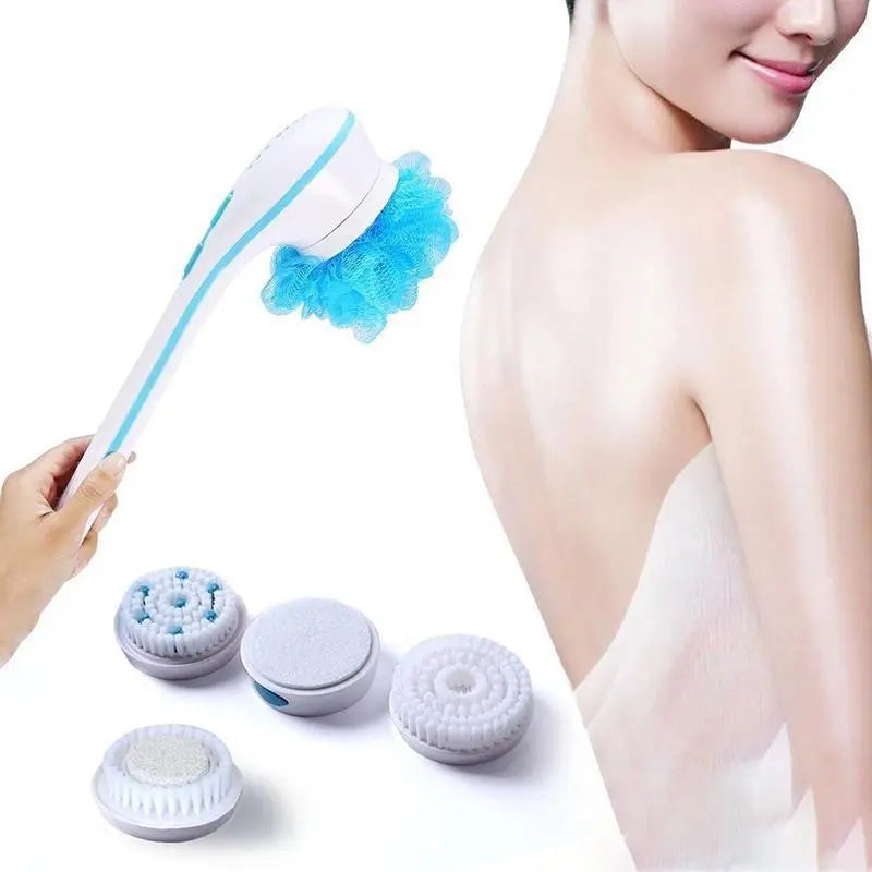 5 Attachments Body Brush Skin Massager Health & Beauty-9