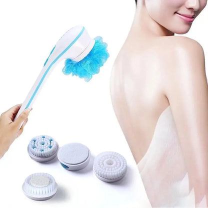 5 Attachments Body Brush Skin Massager Health & Beauty-9