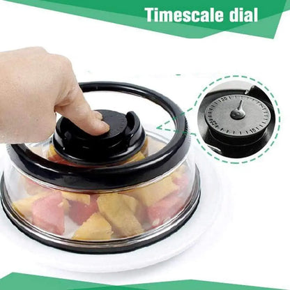 Vacuum Food Seal Cover With Time Scale Home Essentials-8