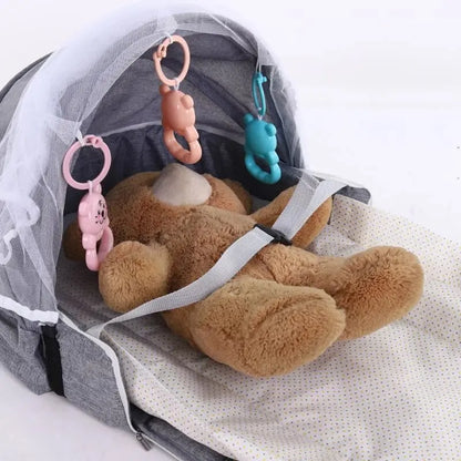 Multipurpose Foldable Baby Bed with Mosquito Net Baby Essentials-5