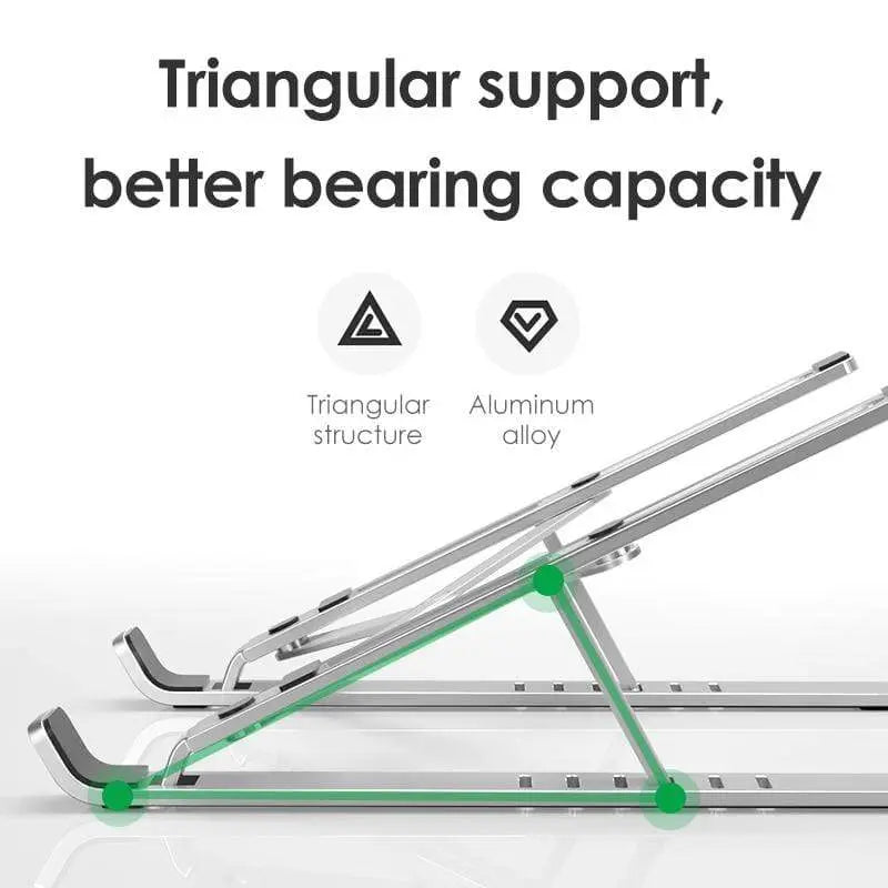 X Style Adjustable Aluminum Laptop Riser Home Essentials-8