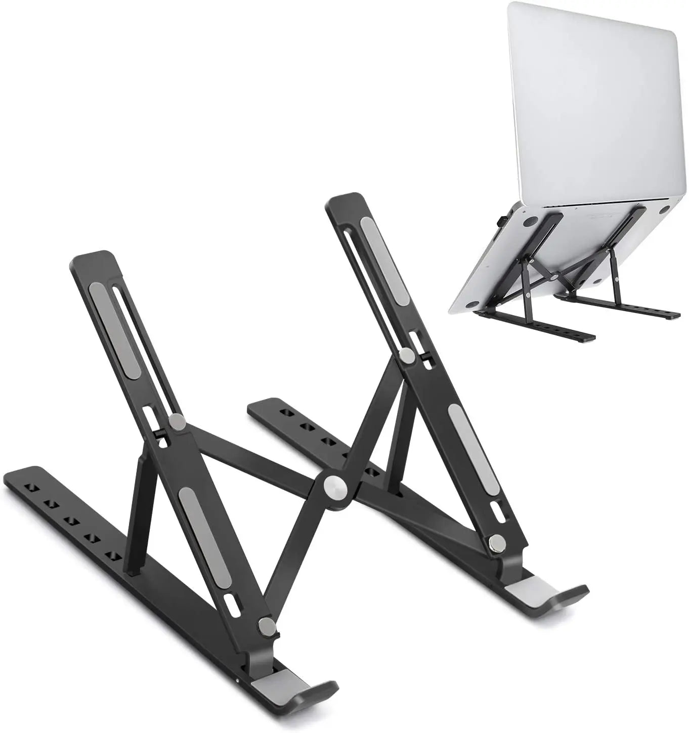X Style Adjustable Aluminum Laptop Riser Home Essentials-8